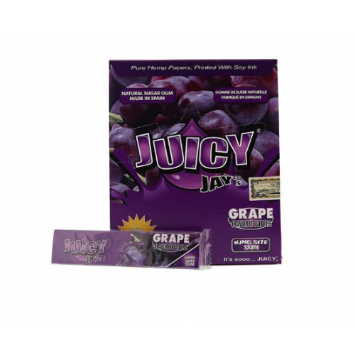 Buy JUICY JAYs Grape KS Slim Papers 24 units