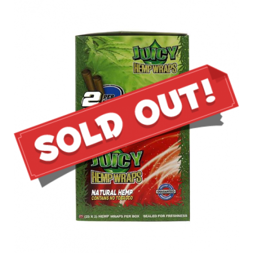 Kup Juicy Jay's Hempwraps Red Alert, Strawberry Fields 25pck 2L