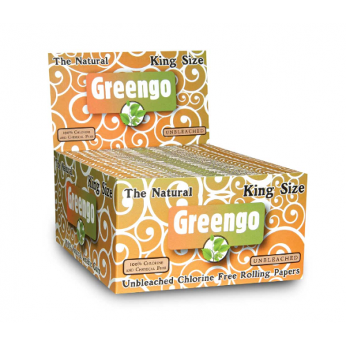 Buy Greengo Unbleached King Size Display 50 pcs/33L