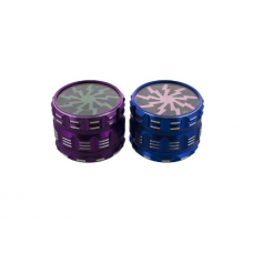 Aluminium Thunder grinder mixed color 62.5mm 4 parts