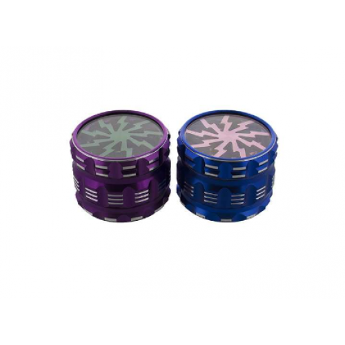 Buy Aluminium Thunder grinder mixed color 62.5mm 4 parts