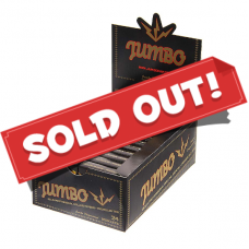 JUMBO Gold Kingsize slim + prerolled tips box/24