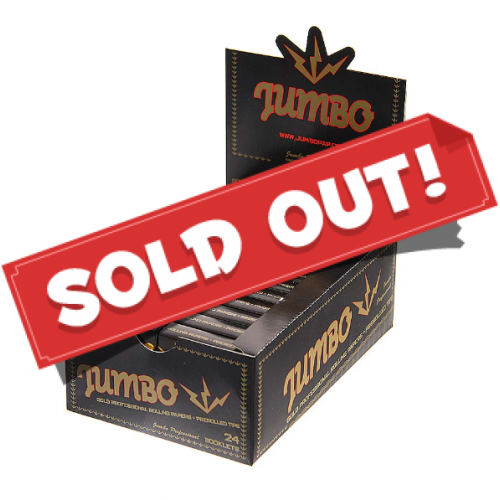 Køb JUMBO Gold Kingsize slim + prerolled tips box/24