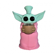 Alien Bong in silicone - Rosa