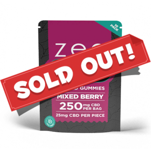 Køb ZenCBD Mixed Berry Gummies - 250 mg pr. Pose