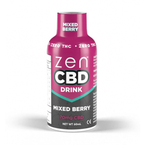 Buy ZenCBD Drink Mixed Berry - 70mg CBD - 60ml