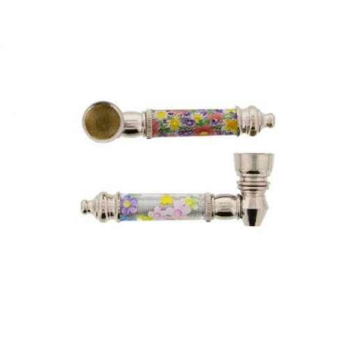 Buy Metal pipe with flower sleeve 8,5 cm