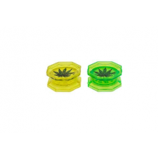 Grinder Feuille Plastique Couleurs Mixtes 53mm 2 pts