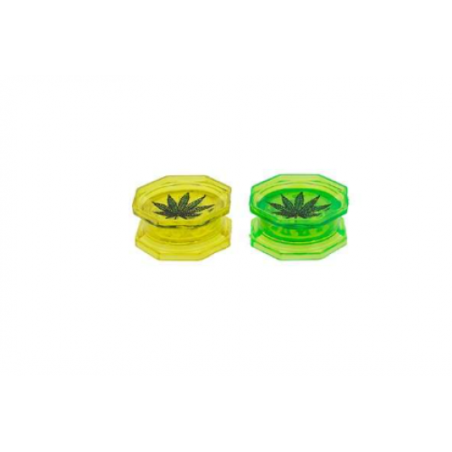 Buy Plastic Grinder Leaf Mixed Colours 53mm 2 pts