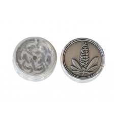 Metal grinder Amsterdam leaf 40 mm 2 pts