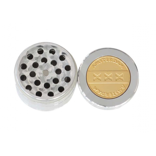 Cumpără Metal grinder Amsterdam Weapon Gold 50mm 4 pts