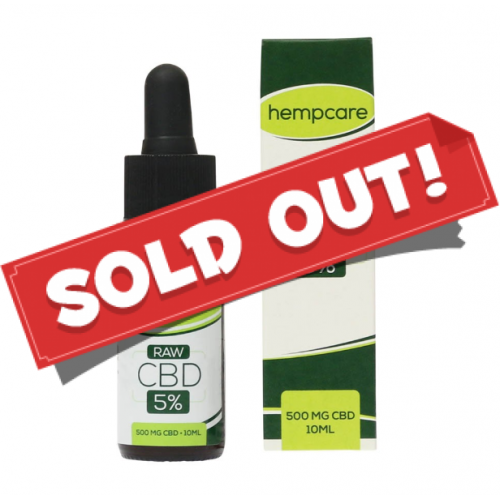 Buy HempCare RAW 5 percent CBD - 10 ml