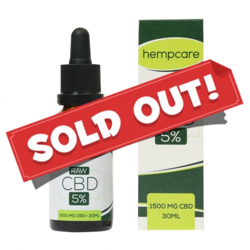 Buy HempCare RAW 5 percent CBD - 30 ml