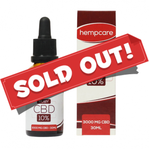 Buy HempCare RUBY 10 percent CBD - 30ml