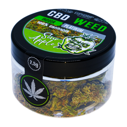 Kaufen Euphoria CBD Weed Sour Apple 2.5g