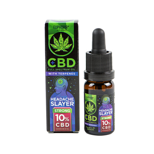 Buy Euphoria 10% CBD Oil with Terpenes Headache Slayer