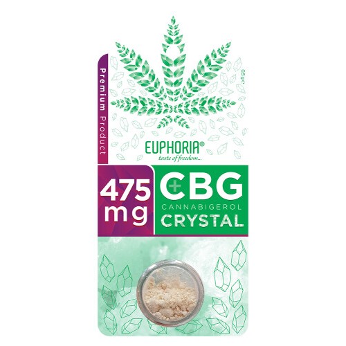 Acquista Cristalli di CBG puro Euphoria 475mg