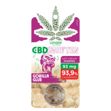 CBD Shatter Gorilla Glue avec 93mg de CBD