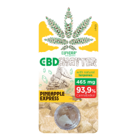 CBD Shatter Pineapple Express with 465 mg CBD