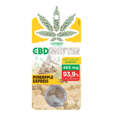 CBD Shatter Pineapple Express with 465 mg CBD