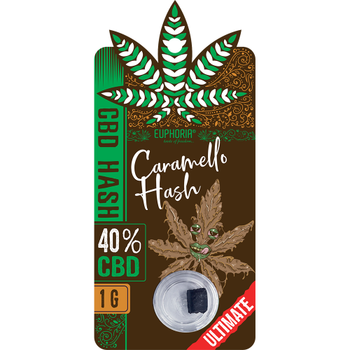 Cumpărați Euphoria CBD Hash 40% Caramello