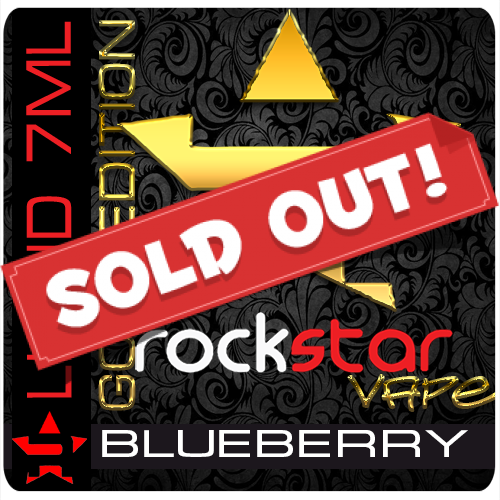 Rockstar Blueberry Gold Edition 7ml - Folyékony Herbál Füstölő- C liquid