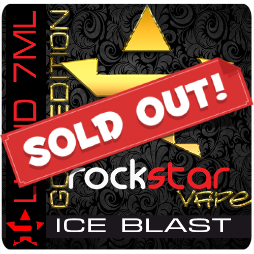 Rockstar Ice Blast Gold Edition 7ml - Flydende urte-røgelse - C liquid