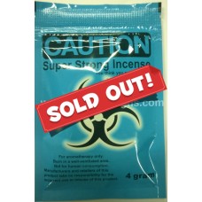 Caution Blue Herbal Incense 4g