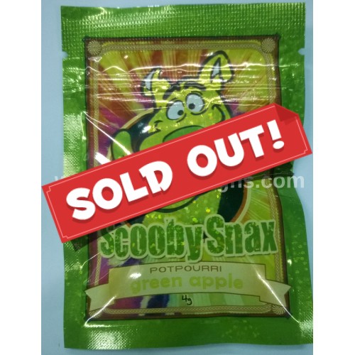 Scooby Snax Green Apple Incenso alle Erbe 4g - Incenso alle erbe