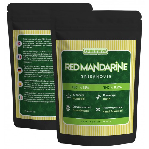 Buy Red Mandarine CBD Flower 5g